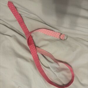 Pink Polka Dot Belt